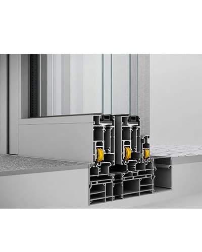 SD-35 Wärmegedämmtes Aluminium-Türsystem