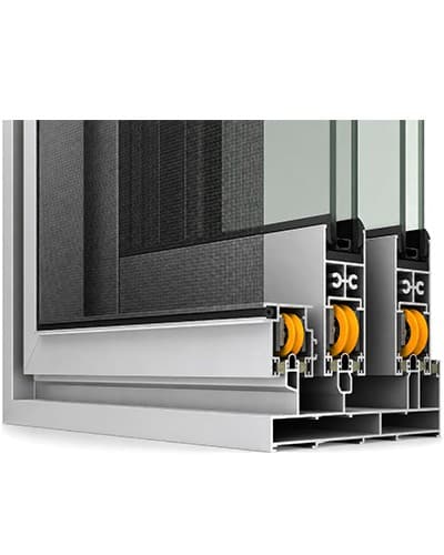 SD-22 Unisoliertes Aluminium-Tür- und Fenstersystem