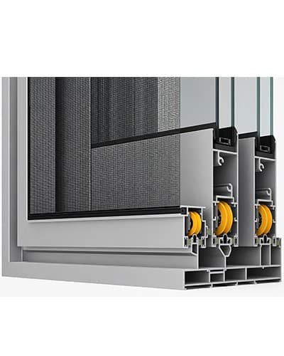 SD-23 Unisoliertes Schiebetür- und Fenstersystem